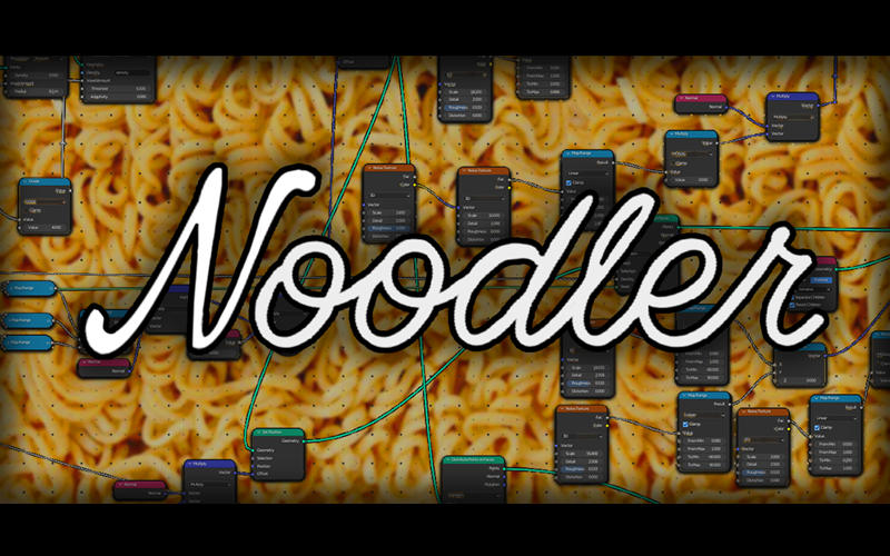【Blender插件】Noodler v1.0 节点框选控制编辑