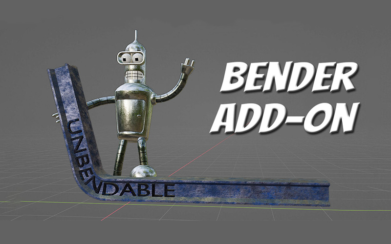 【Blender插件】Simple Bend Add-On V1.1.4 三维模型弯曲工具