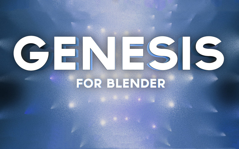 【Blender插件】Genesis Light Generator v1.0 舞台场景灯光生成制作工具