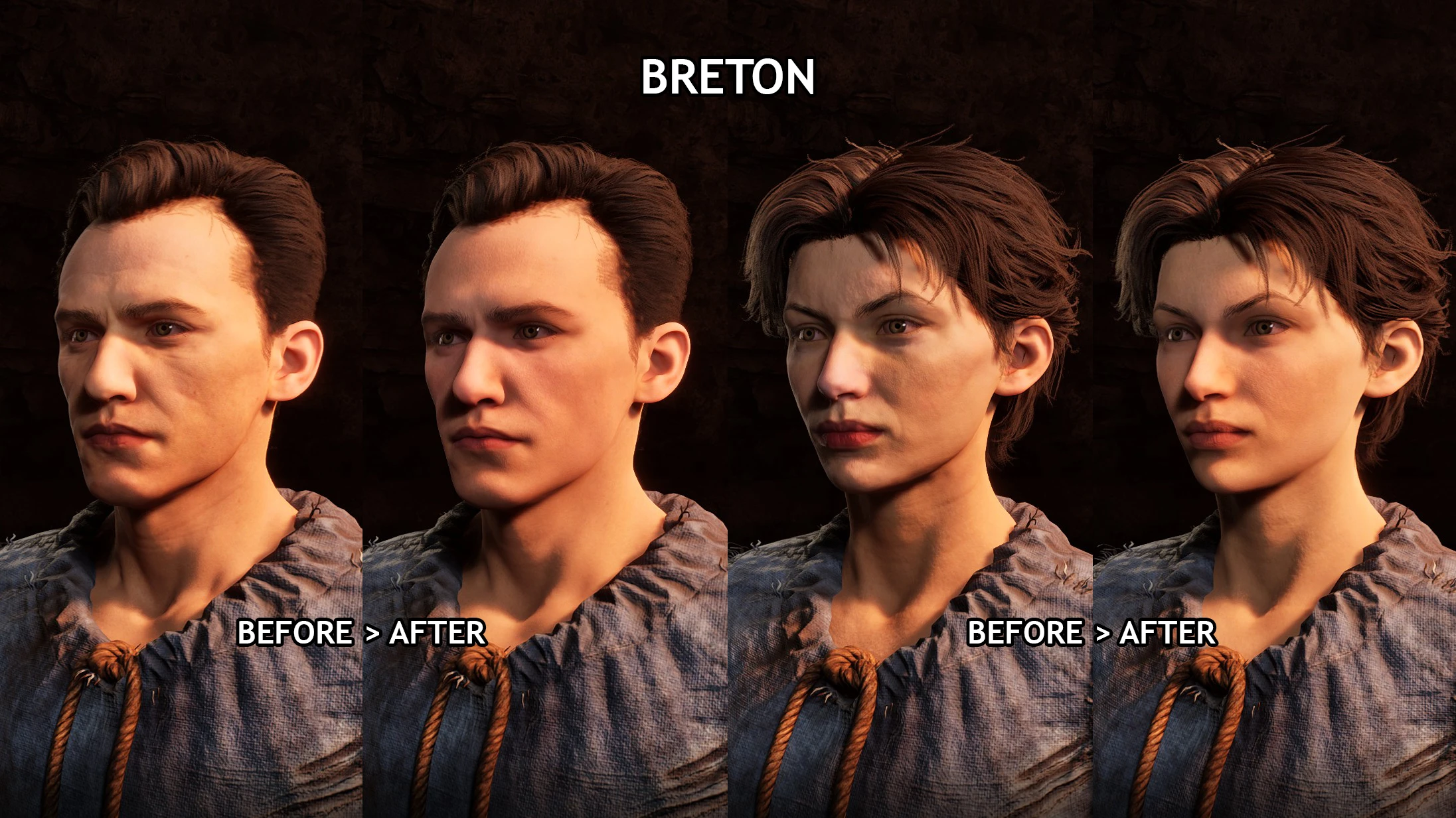 图片[4]-【人物类】《上古卷轴4：重制版》- 年轻角色纹理优化-《上古卷轴4：湮灭重制版》社区-国外热门游戏-火种游戏