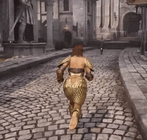 【动作替换】《上古卷轴4：重制版》- 女性步行和跑步动作替换 Female Locomotion Replacer-火种游戏